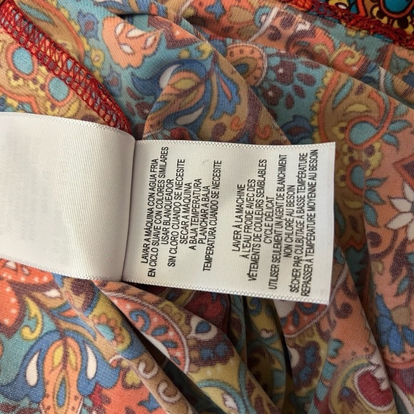 London Times Size 14 poly/spandex boho dress in excellent near new condition - Picture 9 of 13